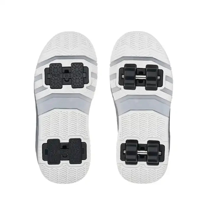 Işıklı Patenli Tekerlekli Spor Ayakkabı Pembe